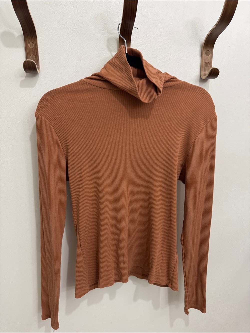 Old Navy Ribbed Cowl Neck Sweater - Rust Brown